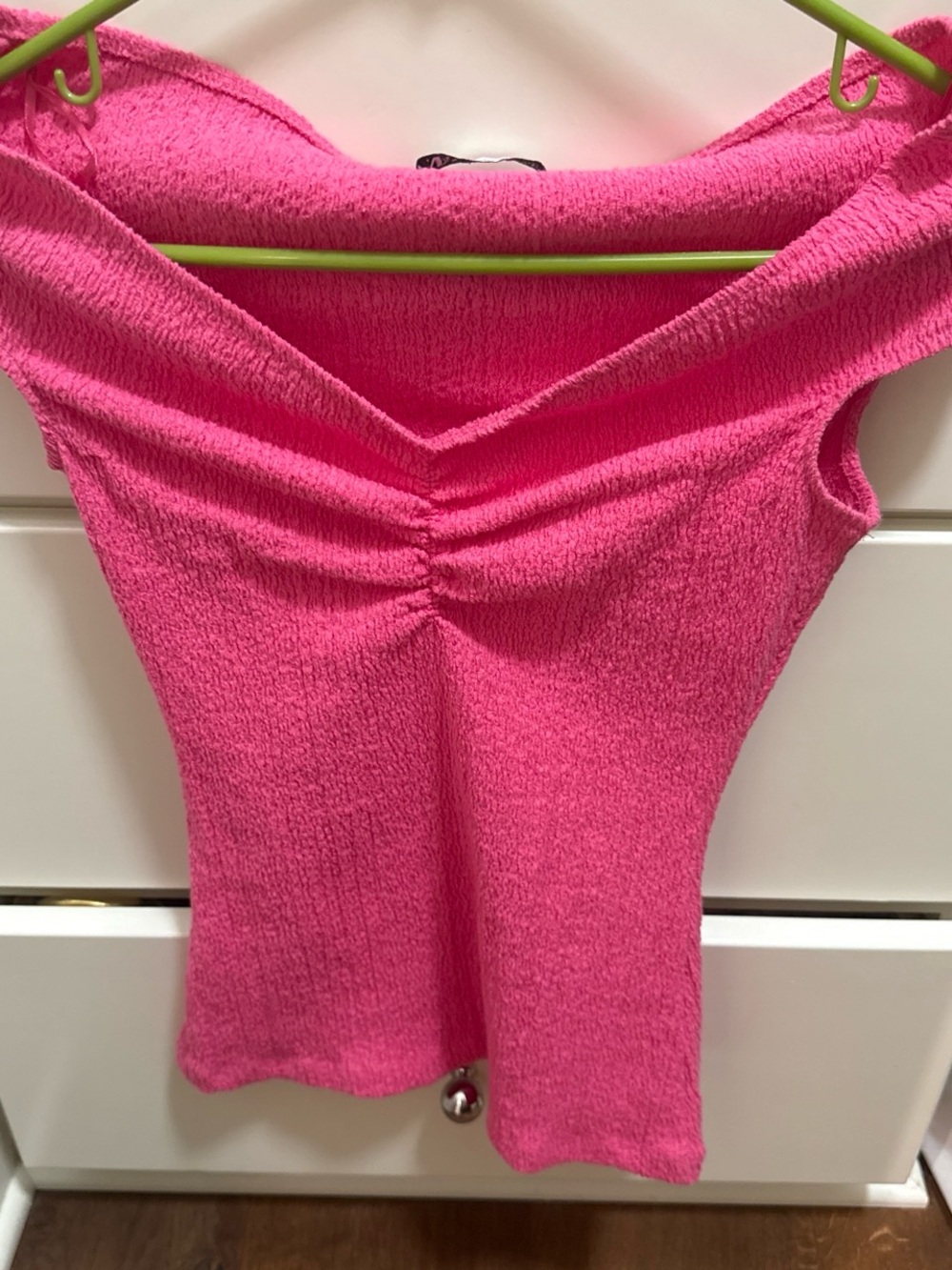 Zara Bright Hot Pink Top